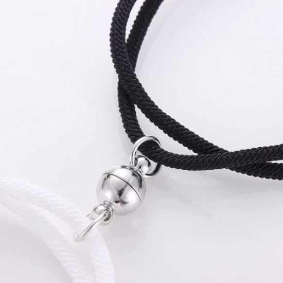 Custom Couple Bracelets Personalized Nameplated Date Engraved ID Matching Couple Bracelets For Boyfriend And Girlfriend Personalized Braided Rope Bracelets For Women Men Custom Couple Bracelets Personalized Nameplated Date Engraved ID Matching Couple Bracelets For Boyfriend And Girlfriend Personalized Braided Rope Bracelets For Women Men